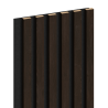 Mexen Lam-F akustické nástěnné lamely 275 x 30 cm, plsť 8 mm, technická dýha, Eben Hnědý - S105-275307-3015-022