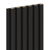 Mexen Lam-F akustické stěnové lamely 275 x 30 cm, plsť 8 mm, technická dýha, Eben Černý - S105-275307-3015-023