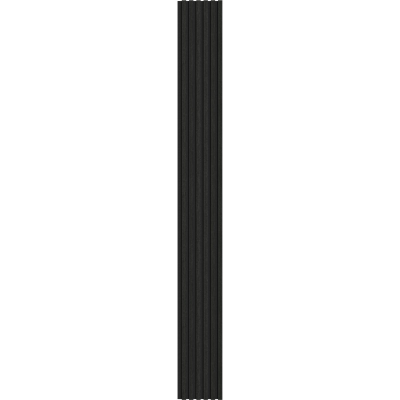Mexen Lam-F akustické nástěnné lamely 275 x 30 cm, plsť 8 mm, technická dýha, Stříbrný Černý Dub
