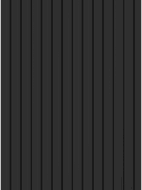 Mexen Lam-B nástěnné lamely 275 x 31,5 cm, HDF deska 4 mm, Černý Mat - S100-275317-2812-053