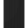 Mexen Lam-B lamely stěnové 275 x 31,5 cm, deska HDF 4 mm, Černý Lesk - S100-275317-2812-055