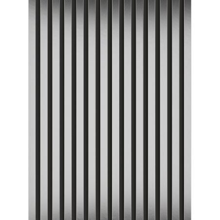 Mexen Lam-B nástěnné lamely 275 x 31,5 cm, deska HDF 4 mm, Stříbrný - S100-275317-2812-056