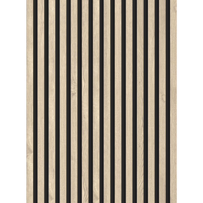 Mexen Lam-B nástěnné lamely 275 x 31,5 cm, deska HDF 4 mm, Perlový Dub - S100-275317-2812-058