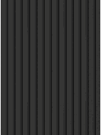 Mexen Lam-B lamely nástěnné 275 x 31,5 cm, deska HDF 4 mm, černé plátno - S100-275317-2812-069