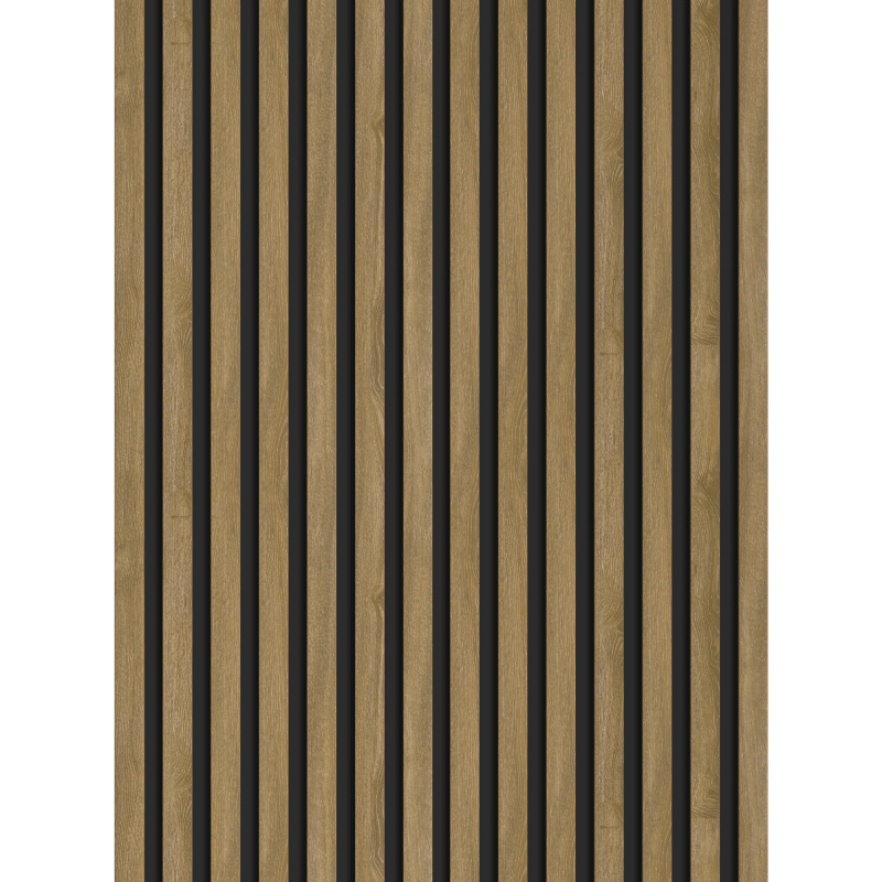 Mexen Lam-B stěnové lamely 275 x 31,5 cm, deska HDF 4 mm, Klasický Dub - S100-275317-2812-072