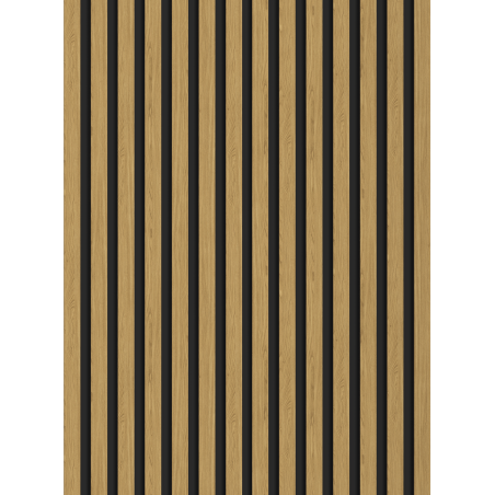 Mexen Lam-B nástěnné lamely 275 x 31,5 cm, HDF deska 4 mm, Dub Amber - S100-275317-2812-073