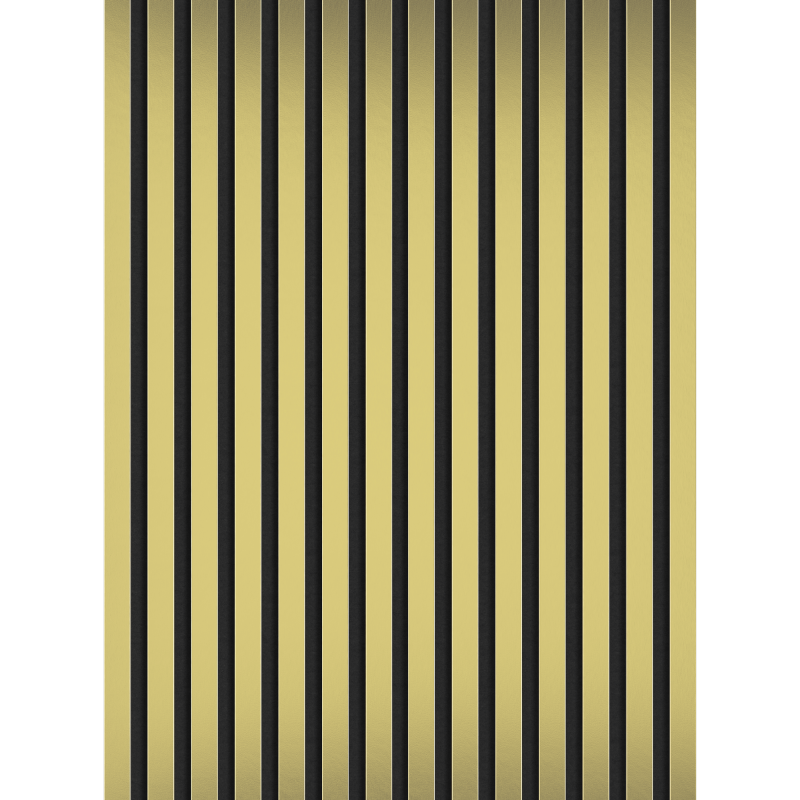 Mexen Lam-F nástěnné akustické lamely 275 x 31,5 cm, plsť 6 mm, Zlatá - S105-275317-2812-057