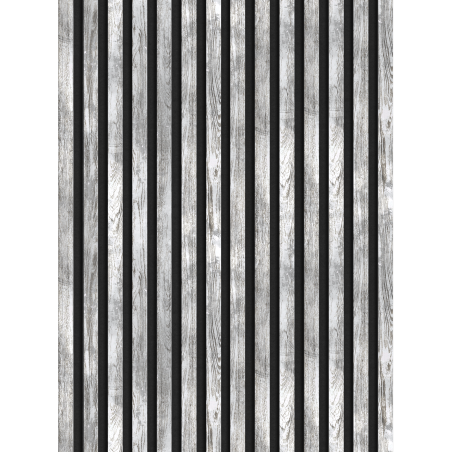 Mexen Lam-F akustické stěnové lamely 275 x 31,5 cm, plsť 6 mm, Bělený dub - S105-275317-2812-064