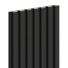 Mexen Lam-F akustické stěnové lamely 275 x 31,5 cm, plsť 6 mm, Len Černý - S105-275317-2812-069