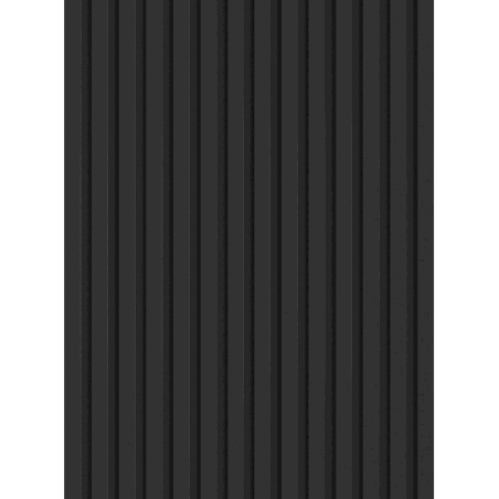 Mexen Lam-F akustické stěnové lamely 275 x 31,5 cm, plsť 6 mm, Len Černý - S105-275317-2812-069