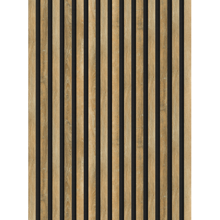 Mexen Lam-F nástěnné akustické lamely 275 x 31,5 cm, plsť 6 mm, Medový Dub - S105-275317-2812-066