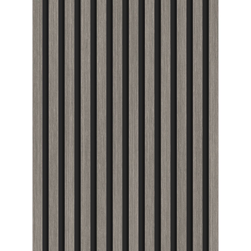 Mexen Lam-B stěnové lamely 275 x 30 cm, deska HDF 4 mm, technická dýha, Stříbrný Dub - S100-275307-3015-007