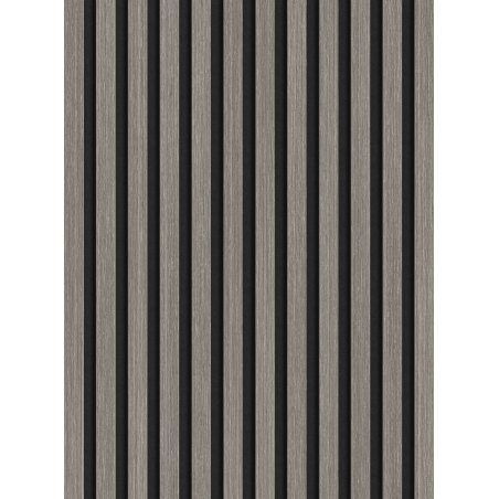 Mexen Lam-F akustické nástěnné lamely 275 x 30 cm, plsť 8 mm, technická dýha, Stříbrný dub - S105-275307-3015-007