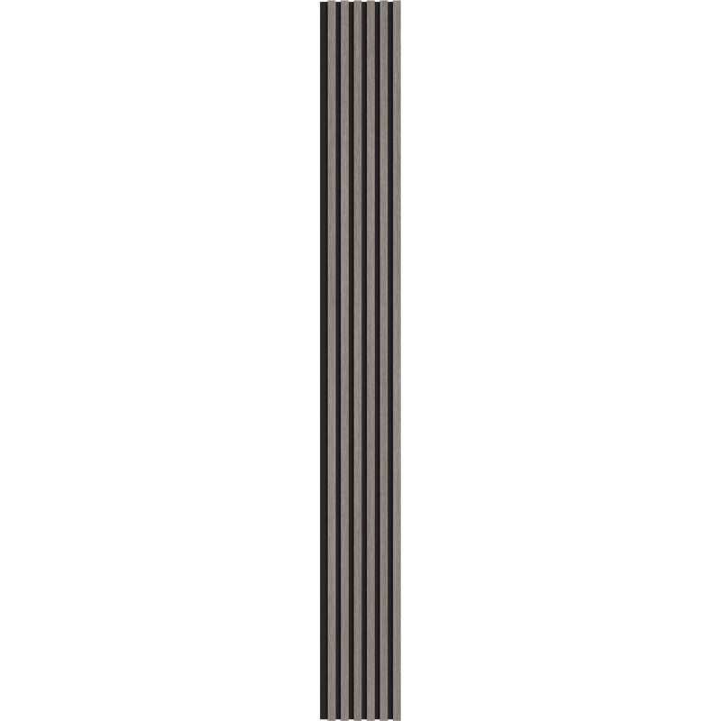 Mexen Lam-F akustické nástěnné lamely 275 x 30 cm, plsť 8 mm, technická dýha, Stříbrný dub - S105-275307-3015-007