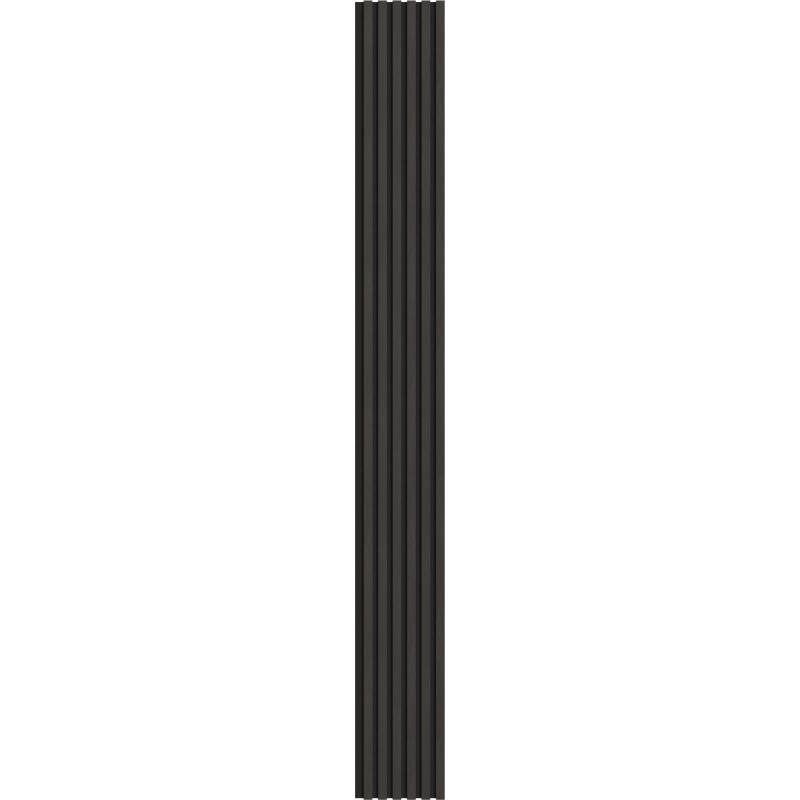 Mexen Lam-F akustické stěnové lamely 275 x 30 cm, plsť 8 mm, technická dýha, Stříbřitý Ořech - S105-275307-3015-009