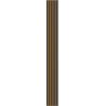 Mexen Lam-F akustické nástěnné lamely 275 x 30 cm, plstěné 8 mm, technologická dýha, Zlatý Teak - S105-275307-3015-014