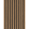 Mexen Lam-F akustické nástěnné lamely 275 x 30 cm, plsť 8 mm, technická dýha, Světlý Ořech - S105-275307-3015-017