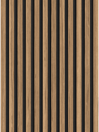 Mexen Lam-F akustické nástěnné lamely 275 x 30 cm, plsť 8 mm, technická dýha, Světlý Ořech - S105-275307-3015-017