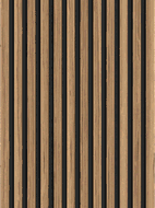 Mexen Lam-F nástěnné akustické lamely 275 x 30 cm, plsť 8 mm, technická dýha, Světle ořechový - S105-275307-3015-017