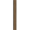Mexen Lam-F akustické nástěnné lamely 275 x 30 cm, plsť 8 mm, technická dýha, Světlý Ořech - S105-275307-3015-017