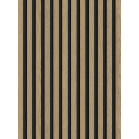 Mexen Lam-F akustické stěnové lamely 275 x 30 cm, plsť 8 mm, technická dýha, Ušlechtilý dub - S105-275307-3015-004