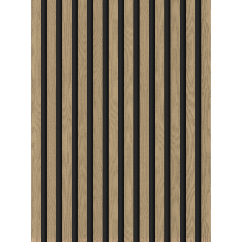 Mexen Lam-B nástěnné lamely 275 x 30 cm, HDF deska 4 mm, technická dýha, Ušlechtilý Dub - S100-275307-3015-004