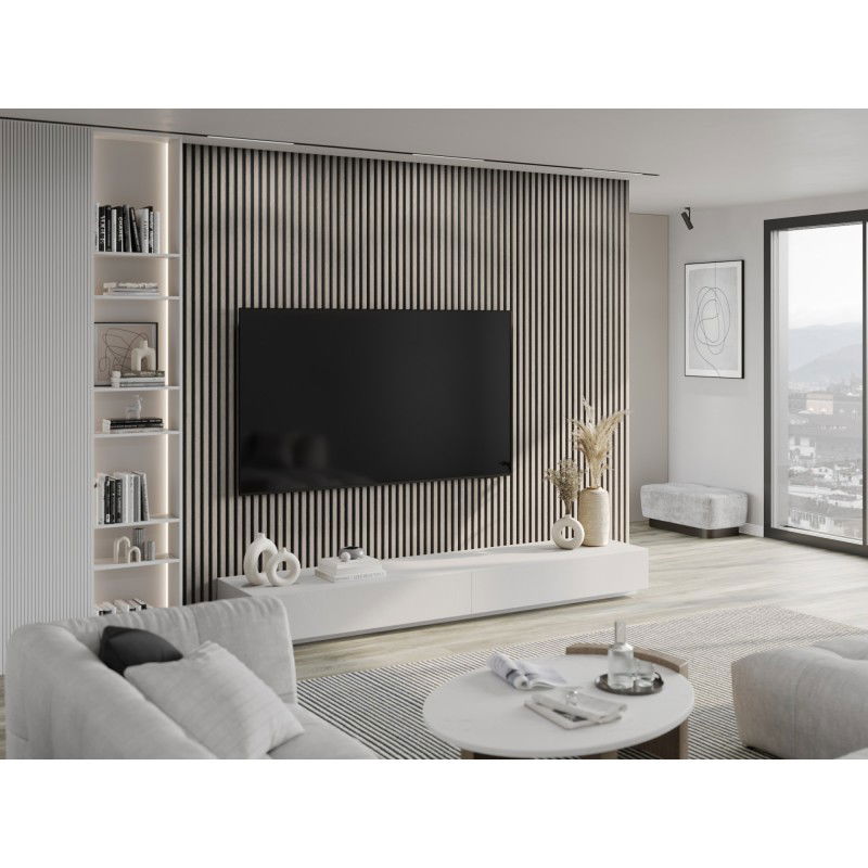 Mexen Lam-B lamely nástěnné 275 x 30 cm, HDF deska 4 mm, technická dýha, Dub Popelavý - S100-275307-3015-005