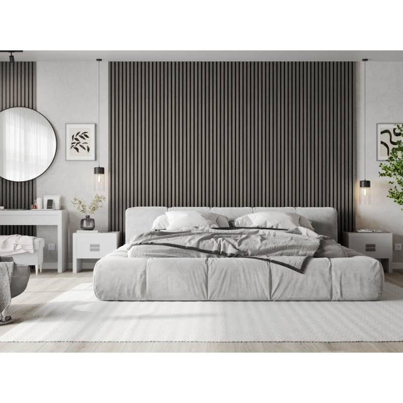 Mexen Lam-B stěnové lamely 275 x 30 cm, deska HDF 4 mm, technická dýha, Stříbrný Dub - S100-275307-3015-007