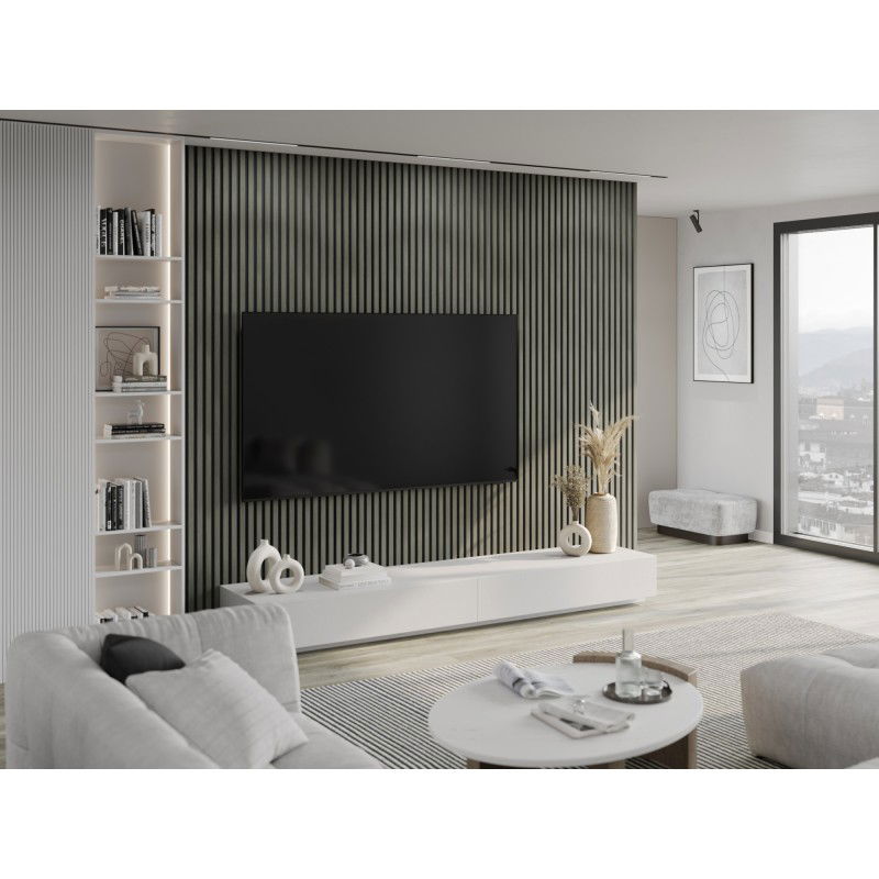 Mexen Lam-B nástěnné lamely 275 x 30 cm, deska HDF 4 mm, technická dýha, Dub Heritage - S100-275307-3015-008