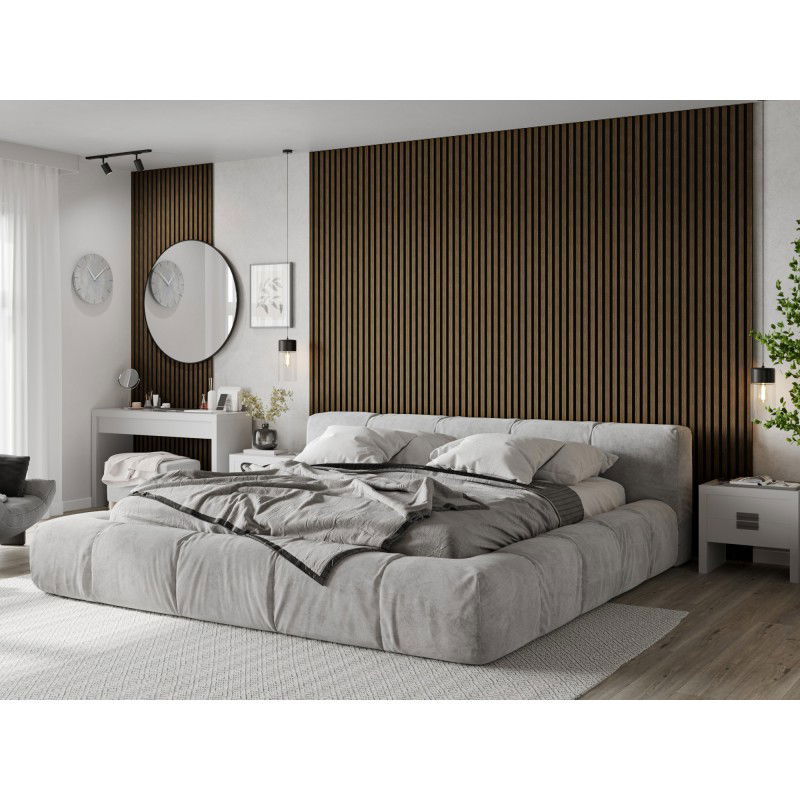 Mexen Lam-B nástěnné lamely 275 x 30 cm, HDF deska 4 mm, technická dýha, Přírodní ořech - S100-275307-3015-016