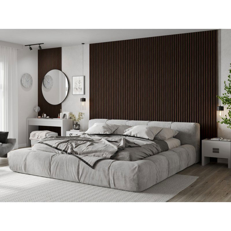 Mexen Lam-B nástěnné lamely 275 x 30 cm, deska HDF 4 mm, technická dýha, Eben Hnědý - S100-275307-3015-022