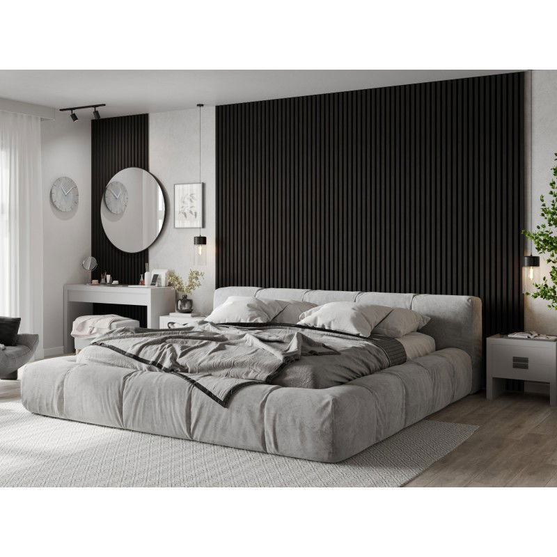 Mexen Lam-B nástěnné lamely 275 x 30 cm, deska HDF 4 mm, technická dýha, Eben Černý - S100-275307-3015-023