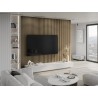 Mexen Lam-F akustické nástěnné lamely 275 x 30 cm, plsť 8 mm, technická dýha, Ušlechtilý dub - S105-275307-3015-004