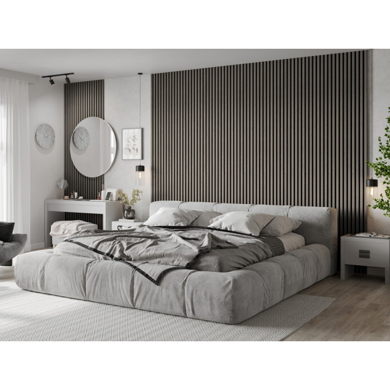 Mexen Lam-F akustické nástěnné lamely 275 x 30 cm, plsť 8 mm, technická dýha, Popelavý Dub - S105-275307-3015-005