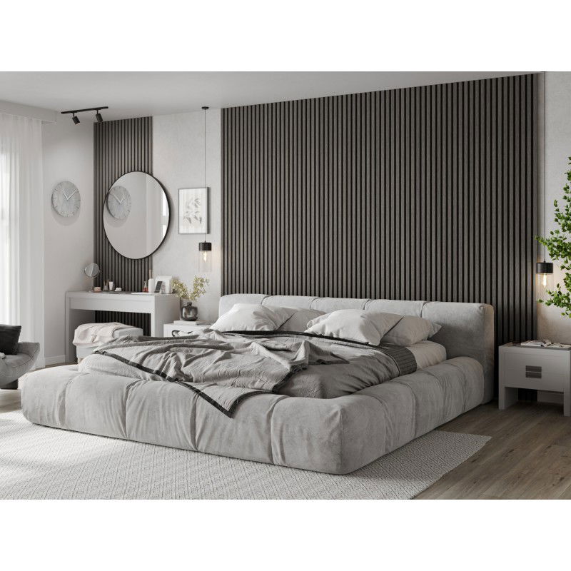 Mexen Lam-F stěnové akustické lamely 275 x 30 cm, plsť 8 mm, technická dýha, Stříbrný Dub - S105-275307-3015-007