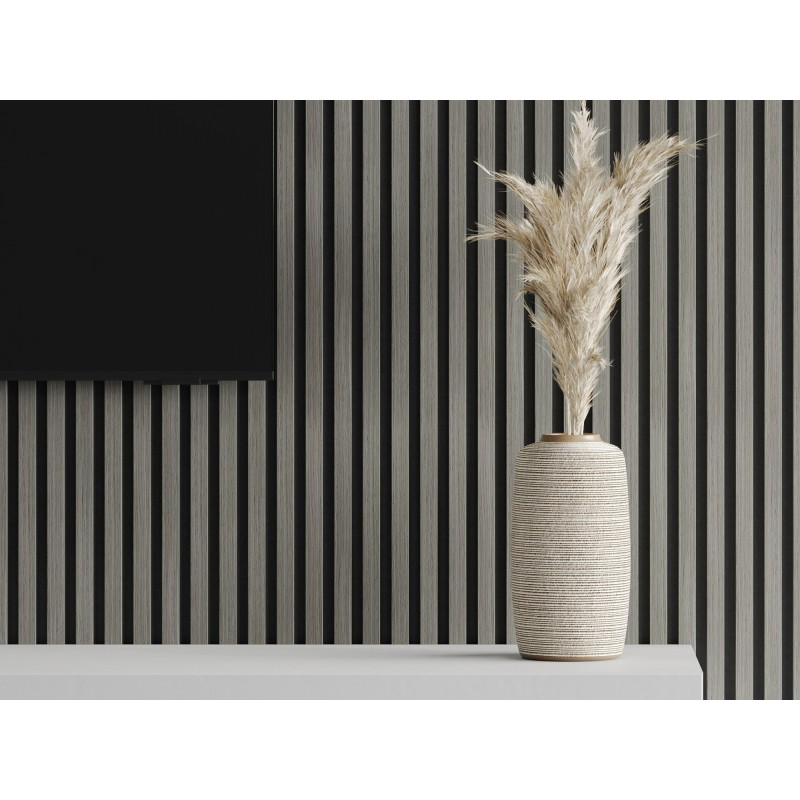 Mexen Lam-F akustické stěnové lamely 275 x 30 cm, plsť 8 mm, technická dýha, Dub Heritage - S105-275307-3015-008