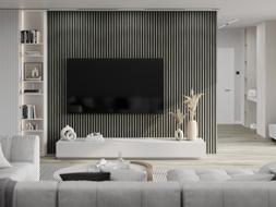 Mexen Lam-F akustické stěnové lamely 275 x 30 cm, plsť 8 mm, technická dýha, Dub Heritage - S105-275307-3015-008