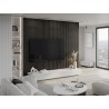 Mexen Lam-F akustické stěnové lamely 275 x 30 cm, plsť 8 mm, technická dýha, Stříbřitý Ořech - S105-275307-3015-009