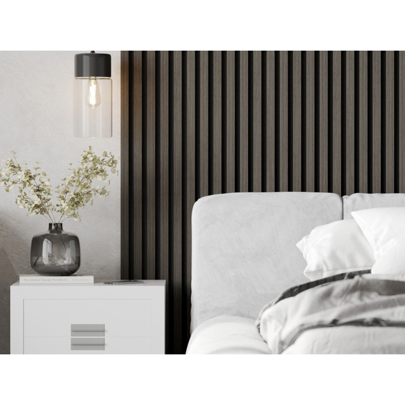 Mexen Lam-F akustické nástěnné lamely 275 x 30 cm, plsť 8 mm, technická dýha, Dub Onyksový - S105-275307-3015-010