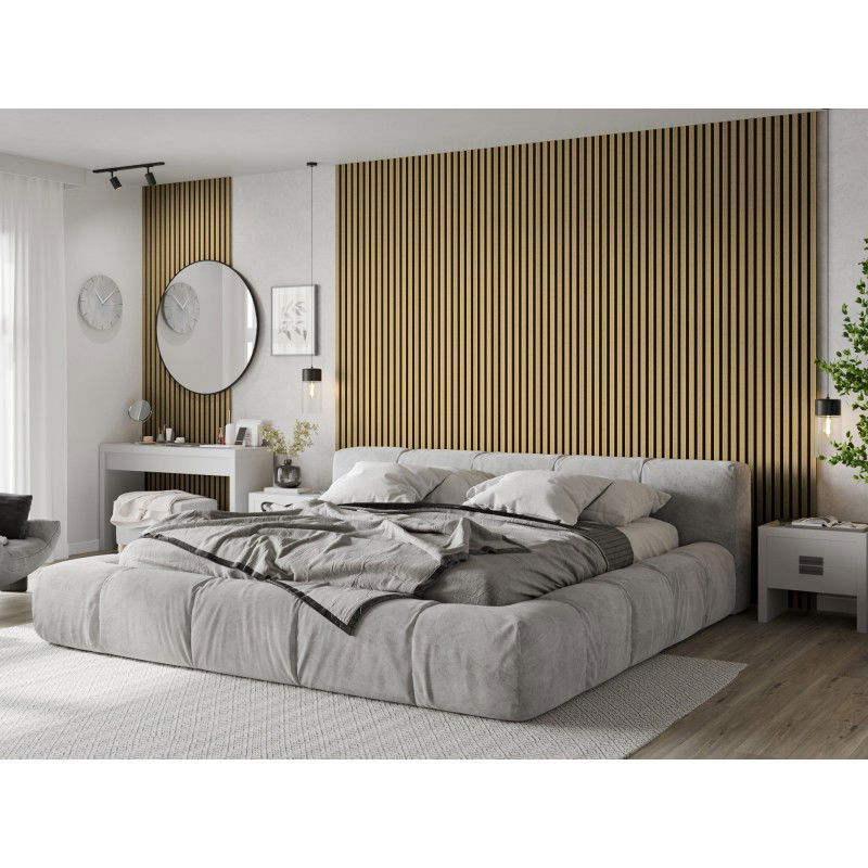 Mexen Lam-F nástěnné akustické lamely 275 x 30 cm, filc 8 mm, technická dýha, Přírodní bambus - S105-275307-3015-011