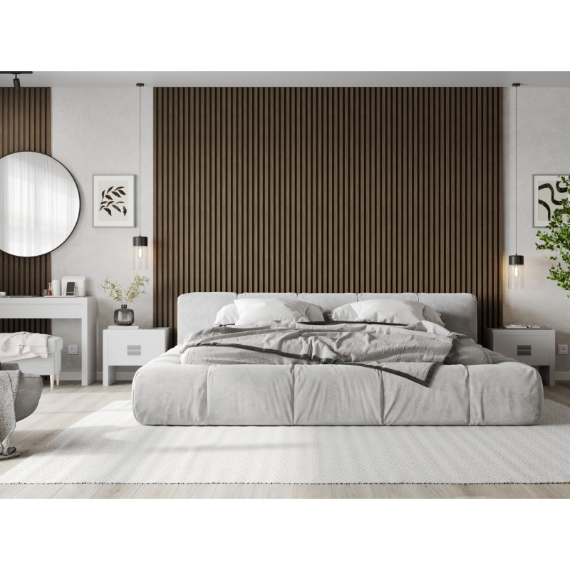 Mexen Lam-F akustické stěnové lamely 275 x 30 cm, plsť 8 mm, technická dýha, Kakaový ořech - S105-275307-3015-018