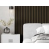 Mexen Lam-F akustické nástěnné lamely 275 x 30 cm, plsť 8 mm, technická dýha, Královský eben - S105-275307-3015-020