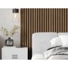 Mexen Lam-F akustické nástěnné lamely 275 x 30 cm, plsť 8 mm, technická dýha, Světlý Ořech - S105-275307-3015-017