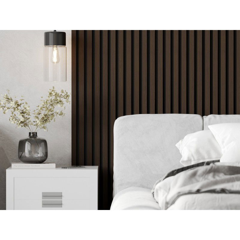 Mexen Lam-F nástěnné akustické lamely 275 x 30 cm, plst 8 mm, technická dýha, ořech palisandrový - S105-275307-3015-021