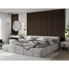 Mexen Lam-F akustické nástěnné lamely 275 x 30 cm, plsť 8 mm, technická dýha, tmavý ořech - S105-275307-3015-024