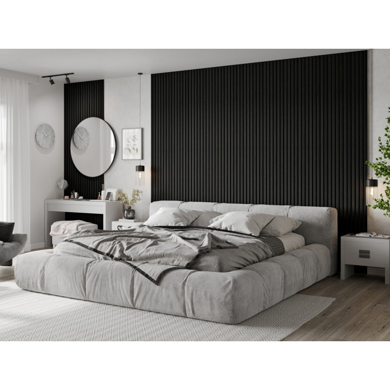Mexen Lam-F akustické nástěnné lamely 275 x 30 cm, plsť 8 mm, technická dýha, Stříbrný Černý Dub