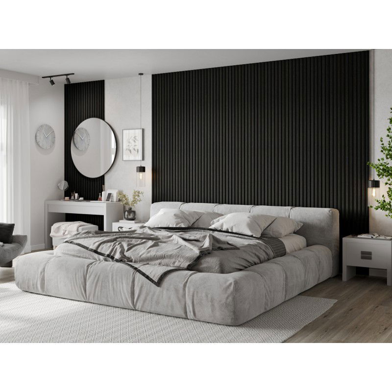 Mexen Lam-F nástěnné akustické lamely 275 x 30 cm, plsť 8 mm, technická dýha, Stříbrný černý dub - S105-275307-3015-025