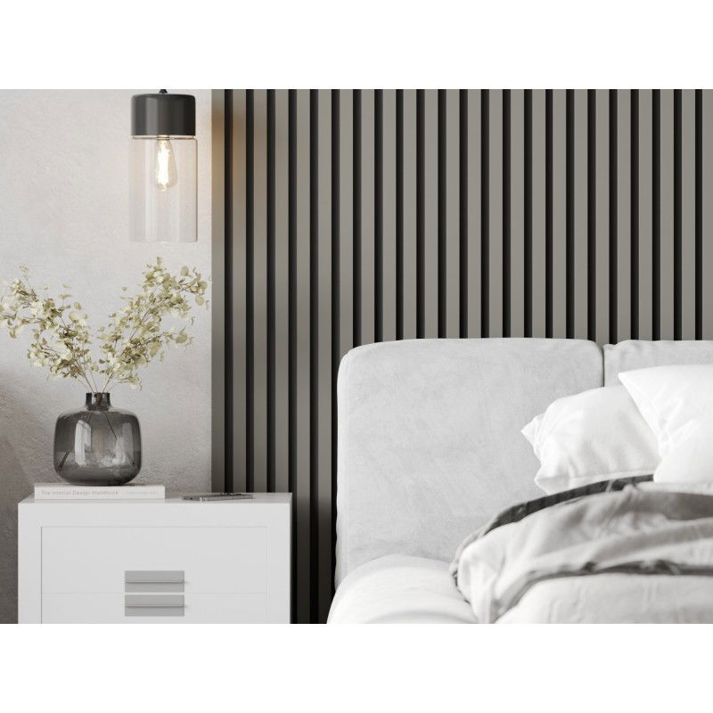 Mexen Lam-B nástěnné lamely 275 x 31,5 cm, HDF deska 4 mm, Šedý Mat - S100-275317-2812-052