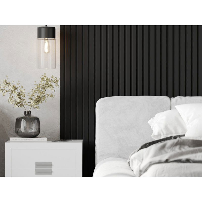 Mexen Lam-B nástěnné lamely 275 x 31,5 cm, HDF deska 4 mm, Černý Mat - S100-275317-2812-053