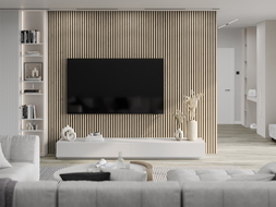 Mexen Lam-B nástěnné lamely 275 x 31,5 cm, deska HDF 4 mm, Perlový Dub - S100-275317-2812-058